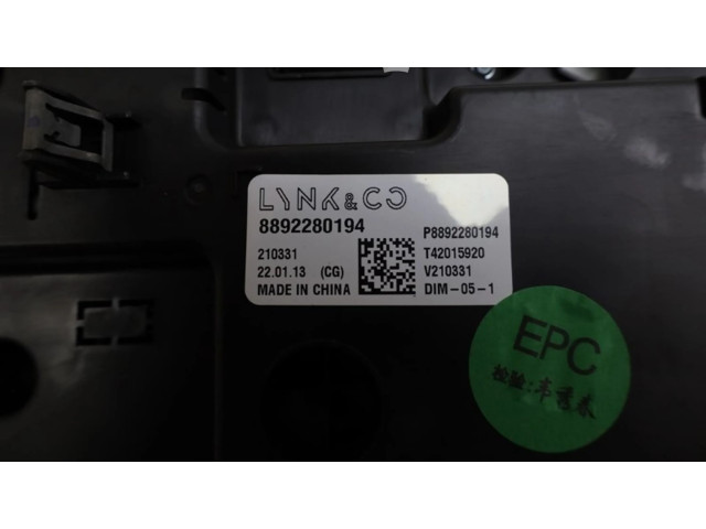 Přístrojová deska  Lynk & co 01 2022 8892280194, 8892280194  