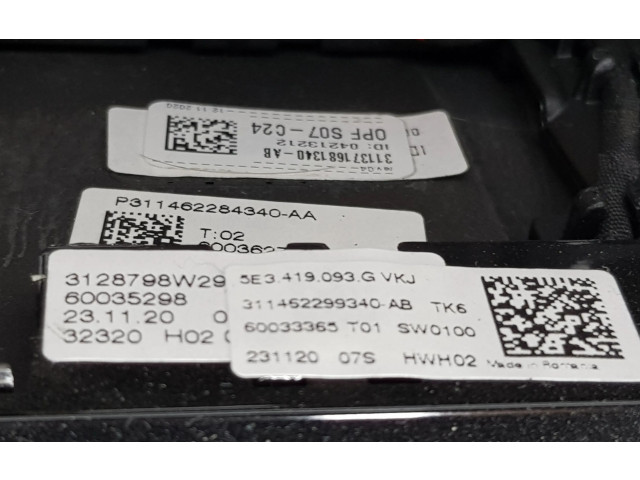 Руль Skoda Fabia Mk3 (NJ) 2015 - 2021 года 5E3419093G, 5E3419093G