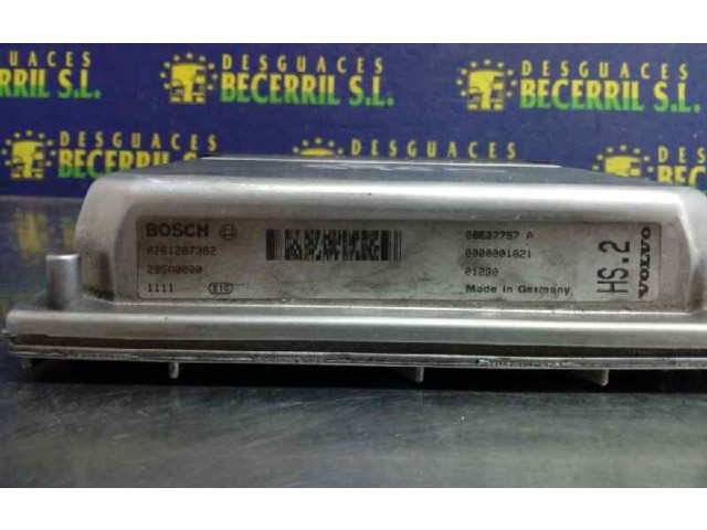 Блок управления двигателя 0261207392, 08627757A   Volvo V70
