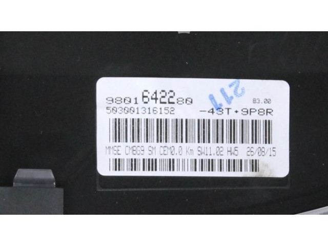 Панель приборов 9801642280, 9801642280   Fiat Scudo       