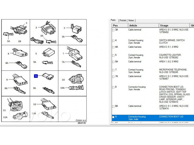 Электрические провода тормозов