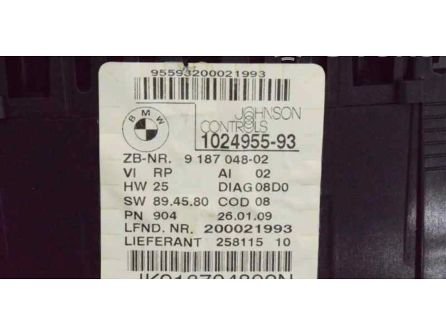 Přístrojová deska  BMW 1 F20 F21 2011 62109187048, 62109283803  