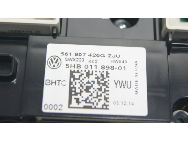 Блок управления климат-контролем 561907426G, 561907426G   Volkswagen Golf VII