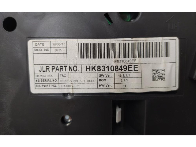 Přístrojová deska  Jaguar F-Pace 2018 HK8310849EE  