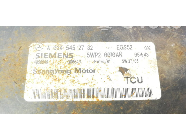 Турбина SsangYong Kyron A0345452732, 4058649