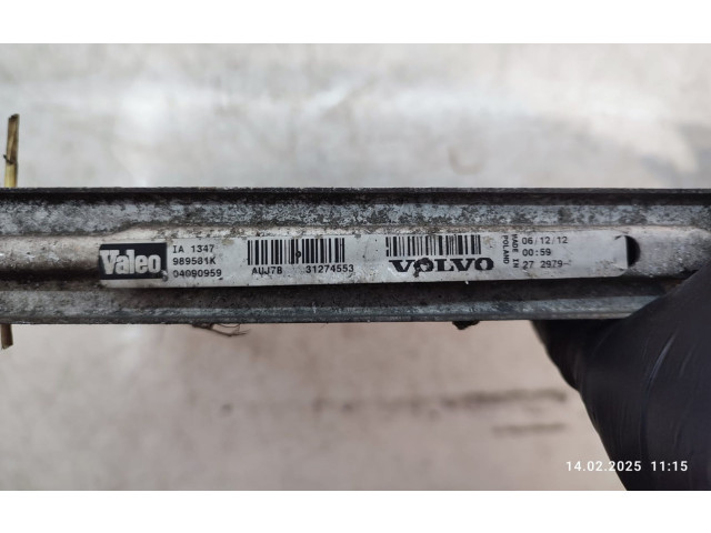Радиатор интеркулера 31274553 Volvo XC90 для двигателя D5244T18