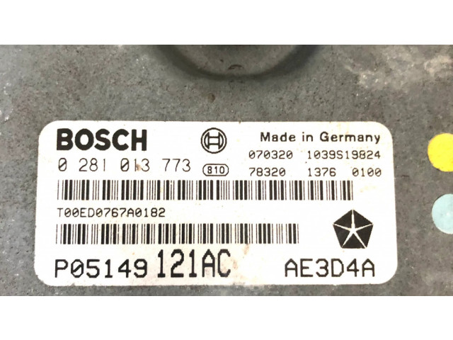 Řídící jednotka 0281013773, P05149121AC Chrysler 300 - 300C 2008