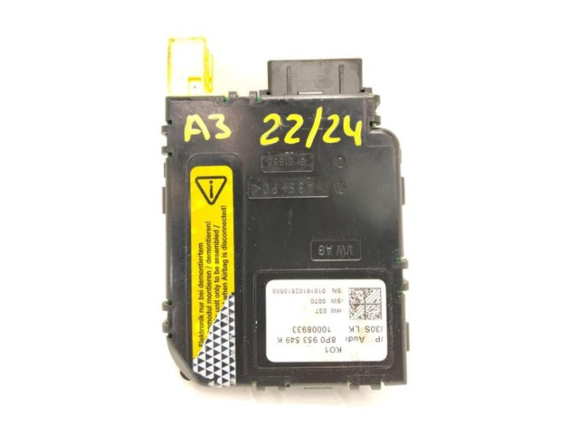 Блок управления двигателя 8P0953549K   Audi A3 S3 A3 Sportback 8P