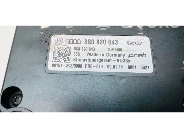 Другие блоки управления / модули 8S0820043   Audi TT TTS RS Mk3 8S   