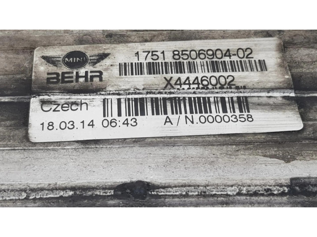 Интеркулер 17518506904, 8506904 Mini Cooper Countryman R60 1.6