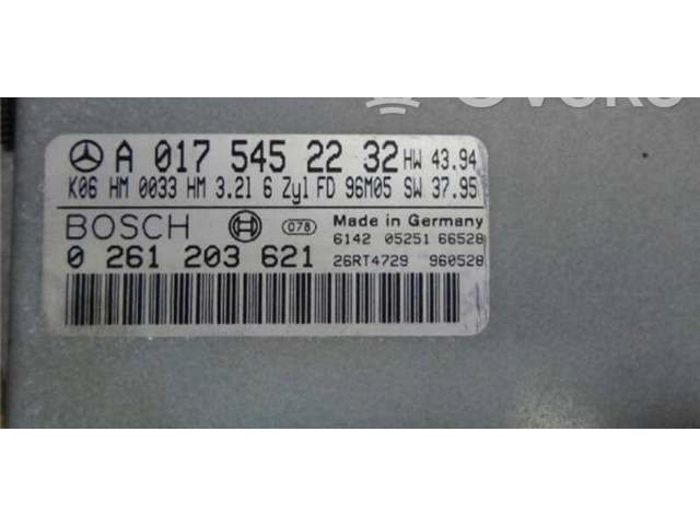 Блок управления A0175452232, 0261203621   Mercedes-Benz E AMG W210