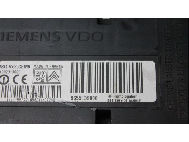 Блок управления 9655139880, S120231300C   Citroen C4 I