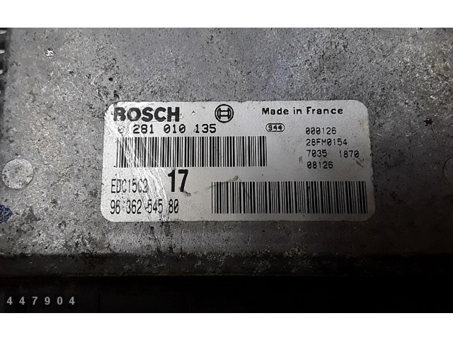 Řídící jednotka Peugeot 806 2001