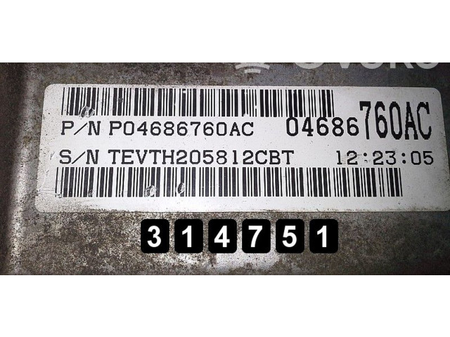 Řídící jednotka 0468760AC Chrysler Voyager 1998