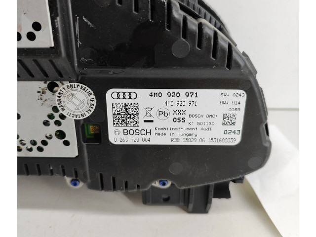 Přístrojová deska Audi Q7 4M 2016 4M0920971, 0263720004