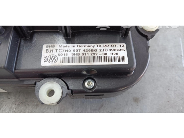Блок управления климат-контролем 7N0907426BG, 7N0907426BG   Volkswagen Jetta VI