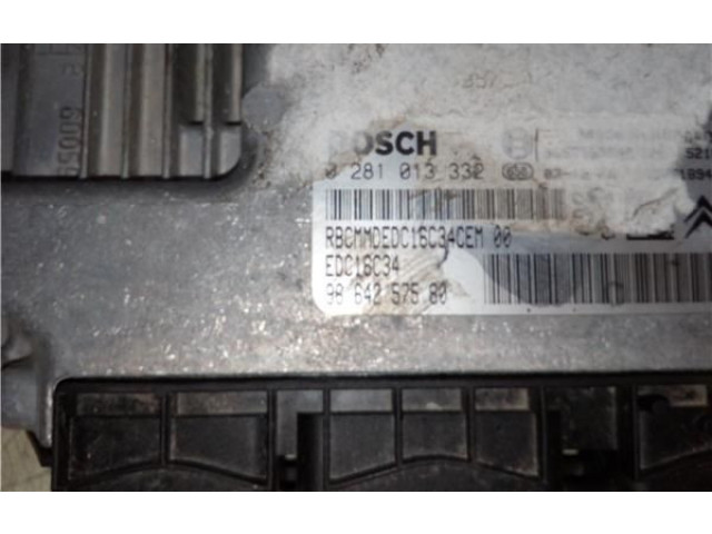 Блок управления 9664257580, 0281013332 Citroen C4 I