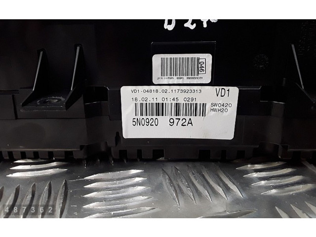 Přístrojová deska Volkswagen Tiguan 2011 5N0920972A