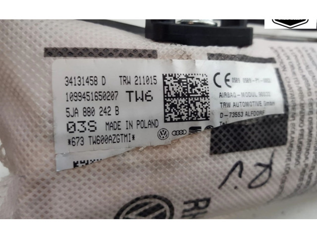 Подушка безопасности в сиденье 5JA880242B, 5JA880242B Skoda Rapid (NH)