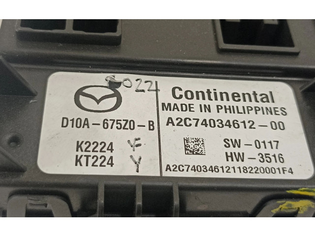 Блок управления D10A675Z0B, A2C74034612 Mazda CX-3