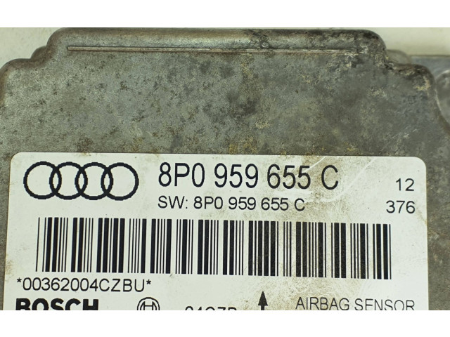 Блок подушек безопасности 8P0959655S, 0285010917   Audi A3 S3 A3 Sportback 8P