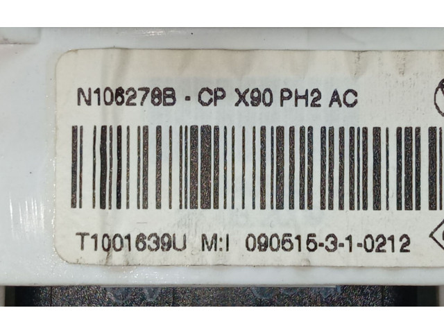 Модуль блока управления кондиционером N106278B   Dacia Sandero