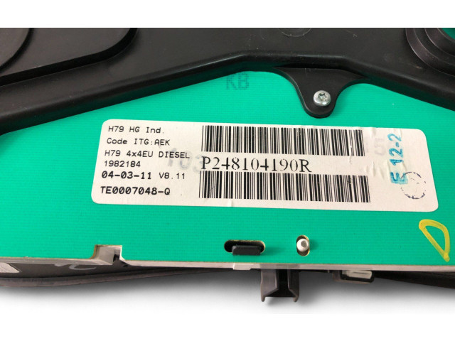 Панель приборов P248104190R Dacia Duster