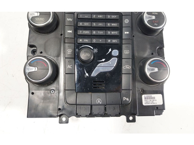 Блок управления климат-контролем 31398065, 31398066   Volvo V60