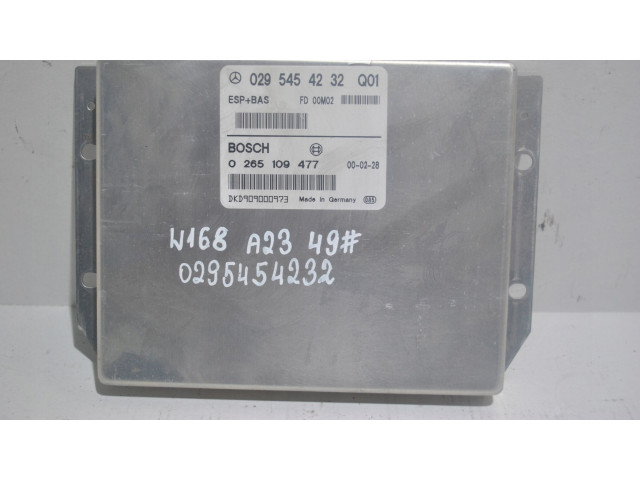 Řídící jednotka 0295454232 Mercedes-Benz A W168 1999