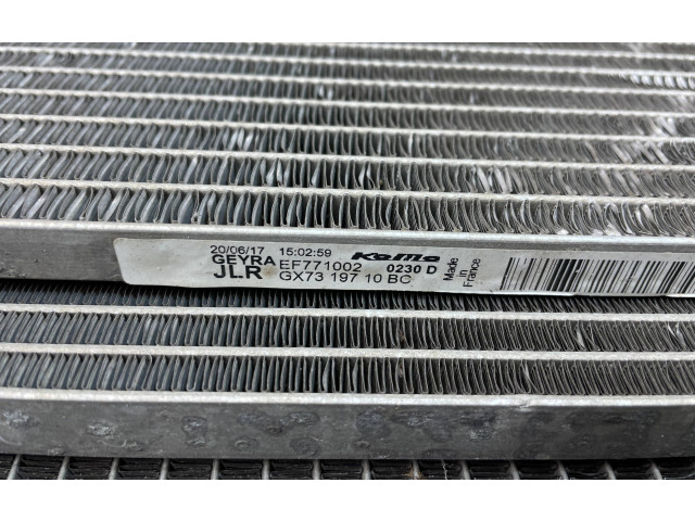 Комплект радиатора Land Rover Range Rover Velar 2017 - года HK83-8C607-CE, GX73-19710-BC