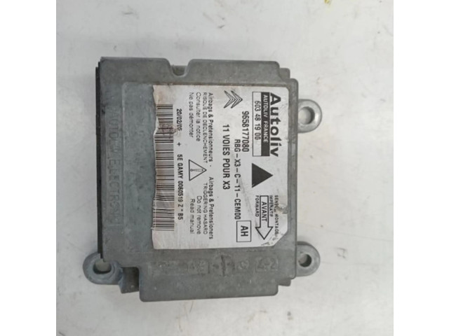 Блок подушек безопасности 9658177080 Citroen Berlingo