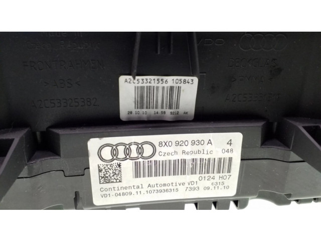 Панель приборов 8X0920930A Audi A1