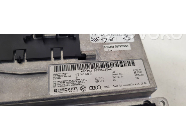 Дисплей 4F0919603B, 067952254 Audi A6 S6 C6 4F