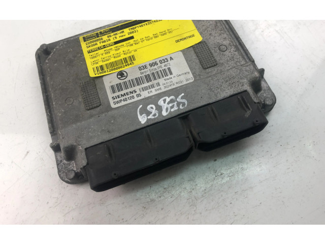 Блок управления 03E906033A Skoda Fabia Mk1 (6Y)