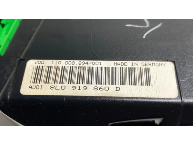 Панель приборов 8L0919860D, 110008894001   Audi A3 S3 8L       