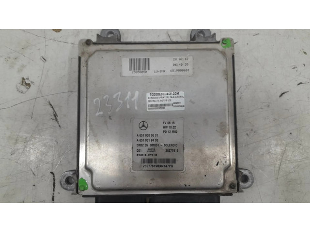 Řídící jednotka A6519000601, A6519019400 Mercedes-Benz Vito Viano W447 2012