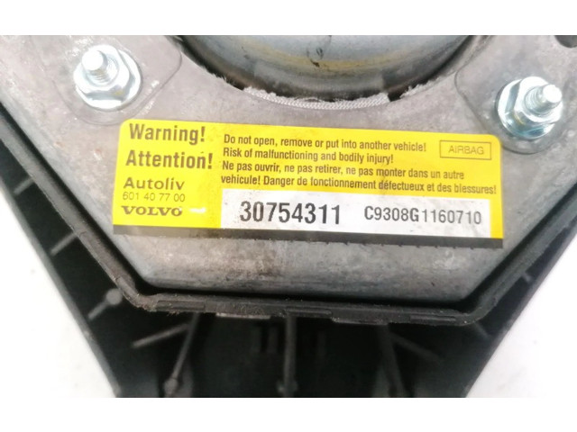 Подушка безопасности водителя 30754311, 601407700 Volvo V70