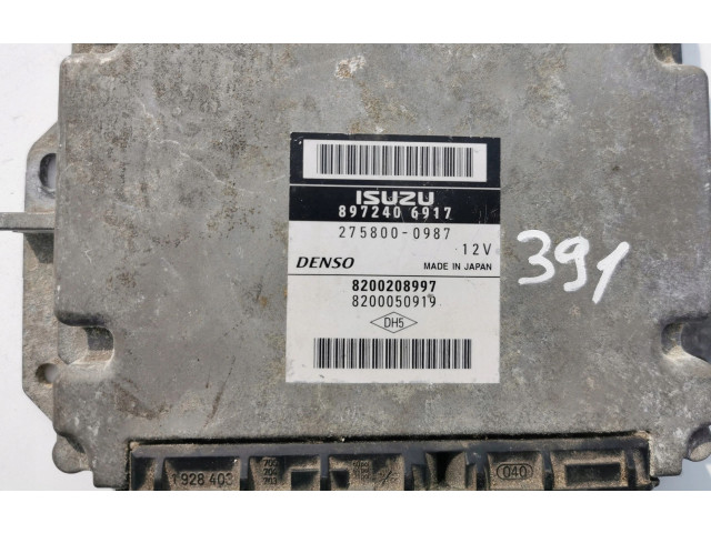 Řídící jednotka 275800-0987 Renault Vel Satis 2002