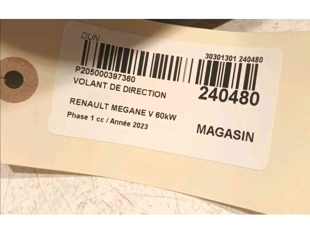 Volant Renault Megane E-Tech 2023 484008094R