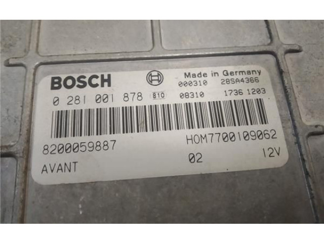 Блок управления 8200059887, 7700109062   Renault Clio II