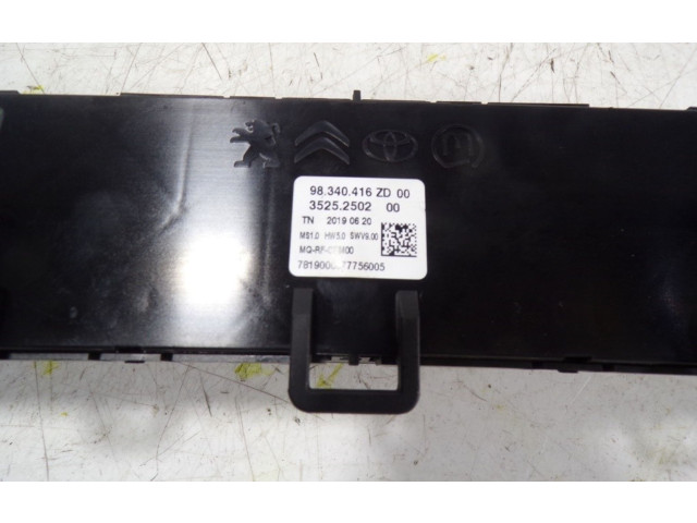 Модуль блока управления кондиционером 98081722ZD, 98340416   Peugeot Partner III