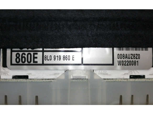 Панель приборов 8L0919860E, W0220081 Audi A3 S3 8L