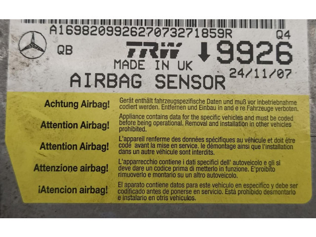 Блок подушек безопасности    Mercedes-Benz A W169