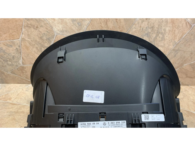 Přístrojová deska Mercedes-Benz GLA W156 2017 A1569004904, 0263698339