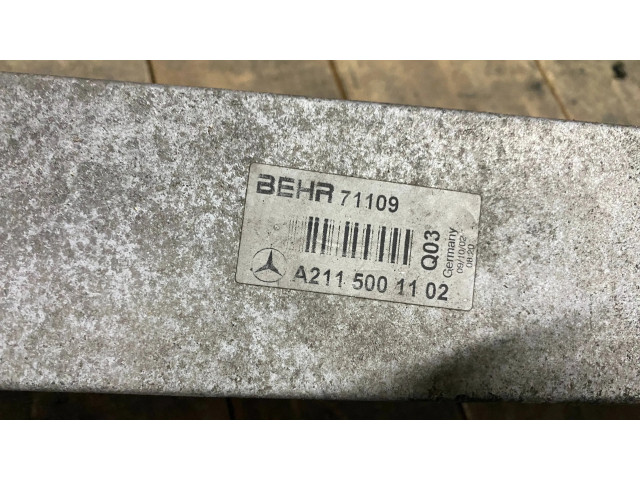 Интеркулер  A2115001102, 2115001102   Mercedes-Benz E W211 2.7