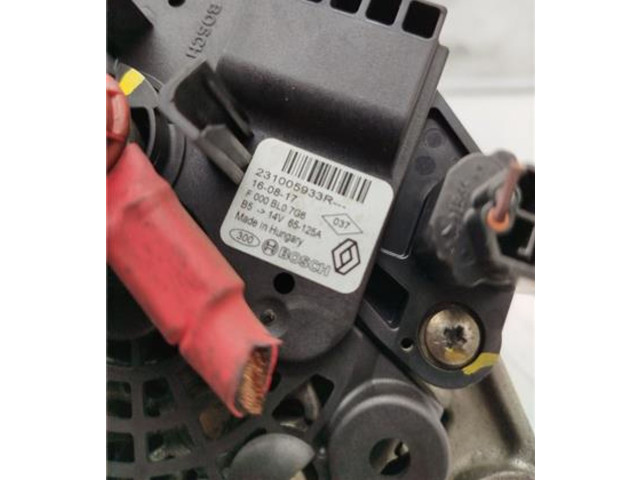 Генератор 231005933R, F000BL07G6 Dacia Dokker