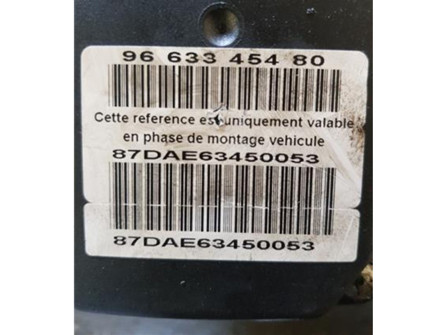 Блок управления АБС 9663345480, 205800406 Citroen C4 I