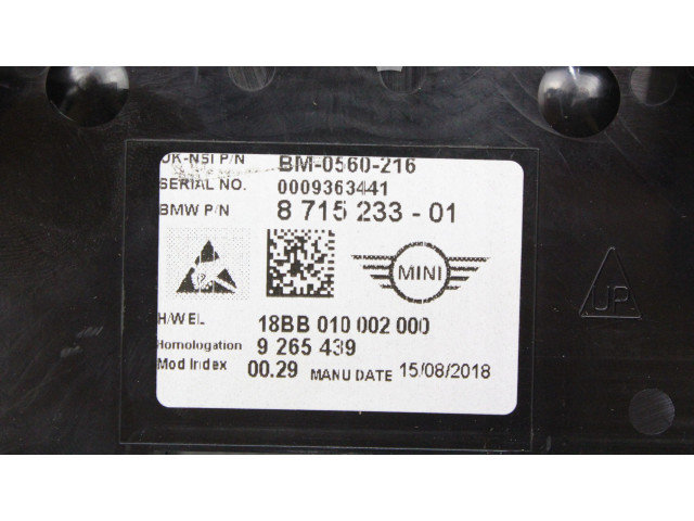 Панель приборов 8715233 Mini Clubman F54