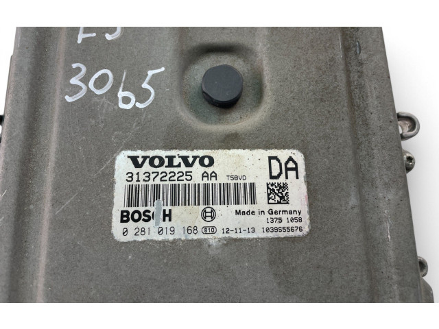 Блок управления двигателем Блок управления 31372225AA, 0281019168 Volvo XC90