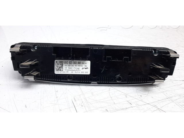 Блок управления климат-контролем 8V0820043AM   Audi A3 8Y